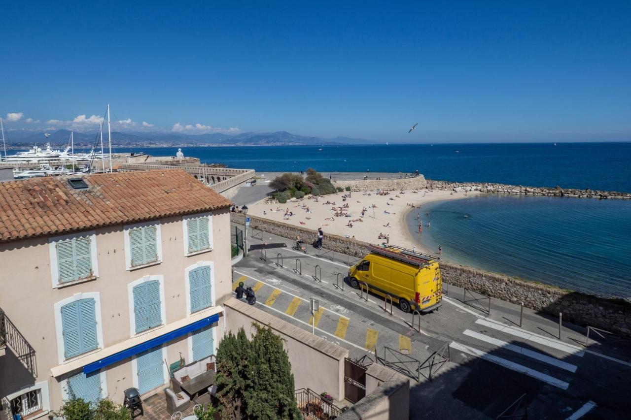 Charmant Appartement Spacieux Pour 6P Vue Mer Vieil أنتيب المظهر الخارجي الصورة